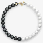 From Myth to Modern: The Ares Necklace in Black and White