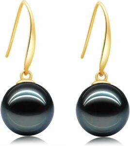 Tahitian Pearl Drop Earrings: Halloween Costume Glam