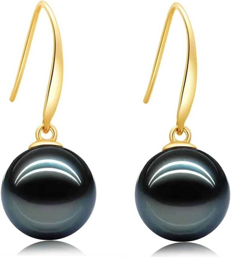 Tahitian Pearl Drop Earrings: Halloween Costume Glam